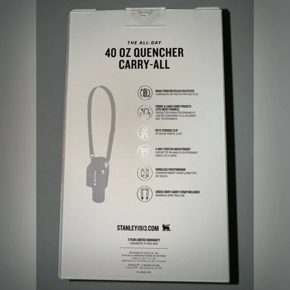 ✨🆕 Stanley All Day 40 oz. Quencher Carry-All Fuchsia - Picture 3 of 4